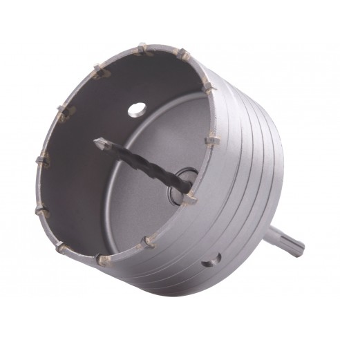 Бургија SDS PLUS круна за ѕид, ∅125mm, должина на носач 110mm, M22